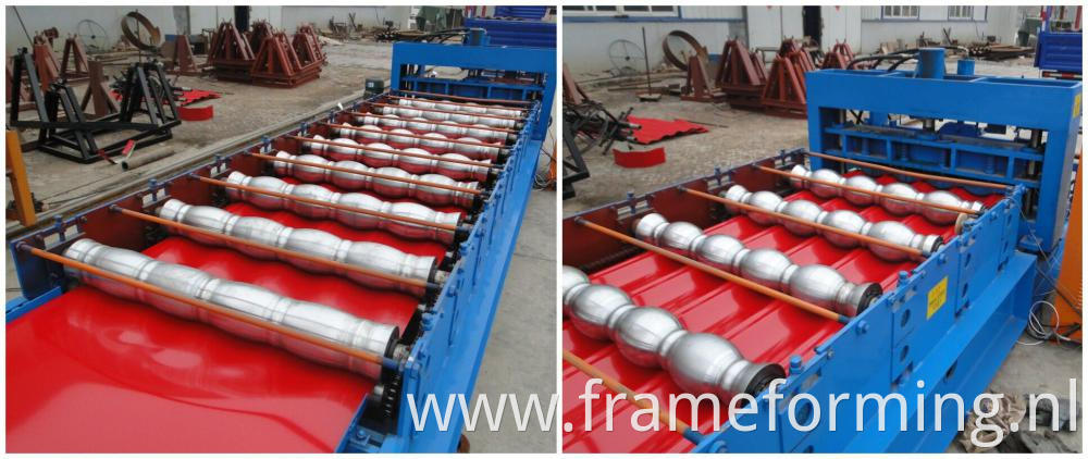 Glazed tile roll forming machine